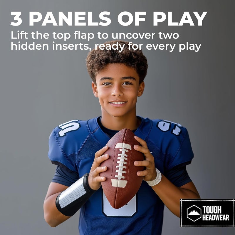 Gridiron Gladiator Wrist Playbook - Play Wristbands for Youth & Adults - Wrist Coach Arm Bands - QB Wristband - Softball Wristbands for Signs - Image 5